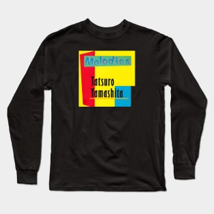 Melodies Album Cover - Tatsuro Yamashita Long Sleeve T-Shirt